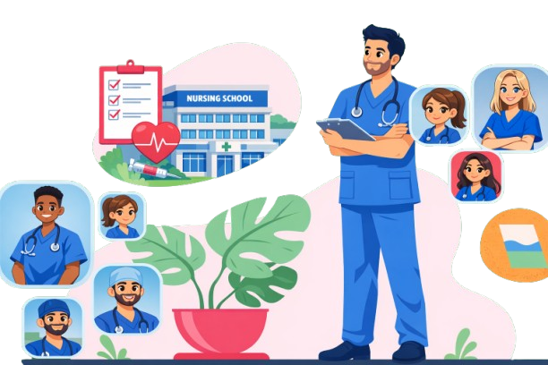 Why Choose SOS Nursing School Illustration